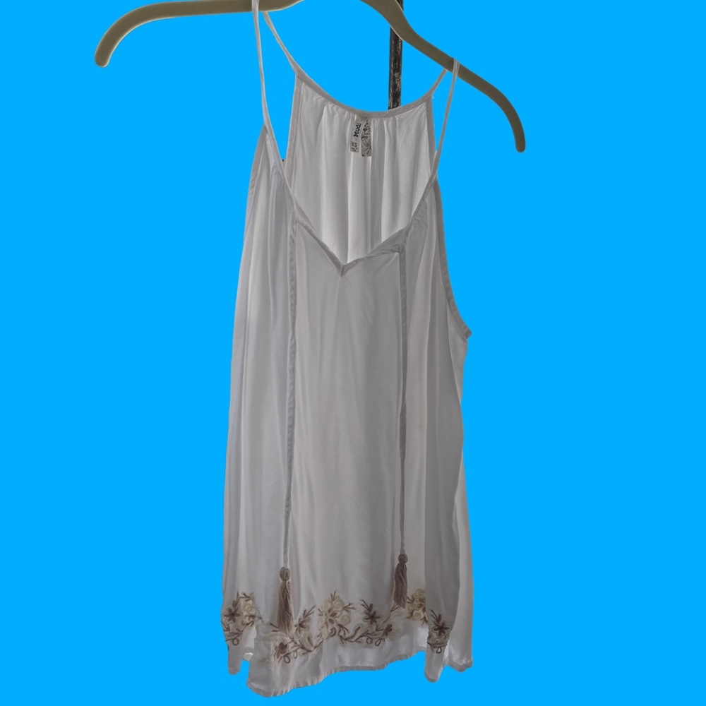 White summer top